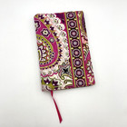 Vera Bradley Very Berry Paisley Book Cover Jacket 5  X 7 75 