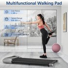 2 25hp Folding Electric Motorized Treadmill W  App Control Speaker For Home Gym