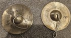 Large Brass Tingsha Cymbals 6    Meditation Bells Hand Cymbals Rope Pair Tibetan