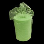 Lime Green Tulle Ribbon Decor - 6  X 100 Yards  Fabric Netting  Easter