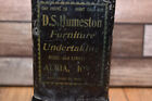 Vintage Humseton Furniture Undertaking Albia Ia Advertising Match Safe Holder