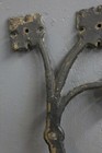 Ornate Cast Iron Fence Finial Gate Door Trim Ornament Flower Gothic Antique Old