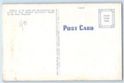 C1940 Fort Riley Kansas Postcard Army Chapel North South Schedule Altar Building