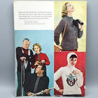 Vintage 1958 Bernat Knitting Pattern Book 60 Mens Womens Sweaters Jackets