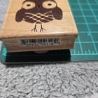 Studio G Hampton Art Kolette Hall Rubber Stamp Wood Owl