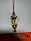 Dollhouse Miniature Hanging Coach Lamp By Clare-bell Brass Non Electric Brass