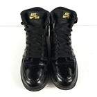 Nike Air Jordan 1 Retro High Shoes Size 5 5 Youth Og Gold Black Metallic Sneaker