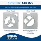 Re70bn Broan Nutone Nautilus 70 Cfm Bathroom Bath Fan Motor Kit