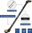 Workpro 5pcs Extra Long Ratcheting Wrench Set 8-19mm Combination Metric 72-teeth