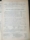 Original 1896 Map Chicago   Eastern Illinois Railroad Dolton Brazil In All Route