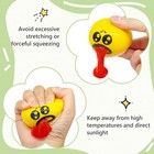 4 Pack Puking Egg Stress Ball Slime Fidget Toy Funny Gag Gift Kids Adults