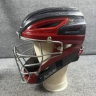All-star Mvp2510-1 Catcher s Face Mask Helmet Padded Navy red 6 1 4-7  Used