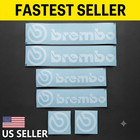 7x Caliper Decal High Temp For Brembo Piston Kit   4 Logos- Choose Color - Fast