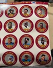 1991 King-b Football Discs 3rd Annual Collectors Edition Uncut Sheet All 24