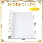 Paper Gold Confetti Table Runner Roll 25  Long X 16  Decorative Table Runner    