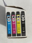Genuine Epson 220 Ink Cartridges 4 Pack Black Cmy Combo New Oem Exp 2020