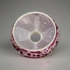 Vintage Beautiful Cranberry Glass Lamp Shade 6  Fitter Nos  Free Shipping