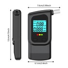 Digital Alcohol Tester  Portable Breathalyser  Personal Breath Alcohol Tester