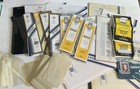 Large Lot Of Black Showguard  Scott Stamp Mounts In Original Package And Hinges