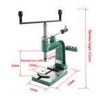 Hand-cranked Desktop Tapping Machine Diy Manual Tool Thread Making Machine