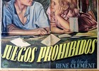 1952 Forbidden Games Rene Clement Wwii 1sh Movie Poster Rare Ed  Brigitte Fossey