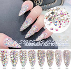 1440pcs Crystal Nail Art Rhinestones Flatback Glitter Diamond 3d Tips Decoration