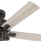 Hunter Hartland 52 In  Indoor Noble Bronze Ceiling Fan With Light Kit And Remote