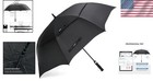 Windproof Auto Open 68-inch Golf Umbrella - Stylish   Durable Rain Protection