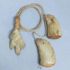 Vintage Alaska Inuit Toy Yo Yo Fur Antique Eskimo