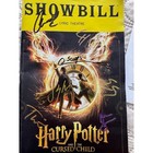 Harry Potter And The Cursed Child Signed Playbill 7 Signatures  tom Felton Run 