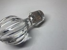 Vintage Large Clear Heavy Crystal Glass Bottle Stopper