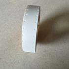 16mm White Double Perf Leader 25   