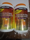 Kirkland Signature Psyllium Fiber Sugar Free Powder Orange 02 2027 2 Bottles