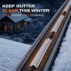 24ft Gutter Guard Heaters To Prevent Ice Dams 12pcs
