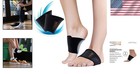 Copper-infused Arch Support Wraps For Foot Pain Relief - Set Of 2  Black
