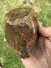 Maury Mountain Green Moss Agate Rough  1 Lb  4 Oz   5  X 3  X 2 5   Lapidary