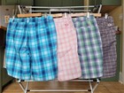 4 Pr Puma Golf Shorts Plaid Cobra Performance Lightweight Sz 32 Mens