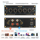 Mini 5-band Eq Preamp Equalizer For Amplifier   Speaker Stereo Audio Processor