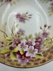 Antique Nippon Pink   Gold Moriage Serving Bowl Dish  7 1 2    Long Bibi Mark Read