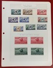 South Moluccas - 1950-1954  Collection Of 136 Stamps On 9 Pages  Mint  Hinged