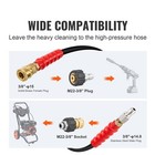 100ft 4800 Psi High Pressure Power Washer Hose 3 8  Quick Connection