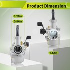 Pz22 Carb 22mm Carburetor For Pit Dirt Trail Bike Go Kart Atv Quad 110cc 125cc 