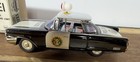 Vintage 1960s Ichiko Tin Friction Cadillac Police Toy Car Japan Polizei