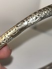 Vintage Engraved Dragon Sterling Collar Choker Necklace W  Hallmark Clasp Saigon