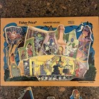 Vintage Fisher Price Haunted House Pick-up   Peek Wood Puzzle 2712 Halloween