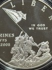 2005-p United States Marine Corps 230th Anniversary Proof Silver Dollar 