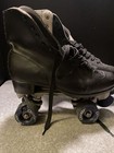 Vintage Chicago Roller Skate Co Roller Skates Usa Men   s Size 9 Black Leather