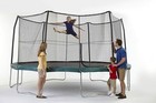 Jumpking 15ft Trampoline For Kids And Adults W  6 Pole Enclosure 