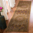 Safavieh Area Rug 2 x6  Heritage Border Runner Global Wool Light Brown gray