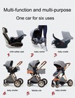 3 In 1 Baby Stroller Travel System W  Isofix Base   Lightweight Newborn Buggy